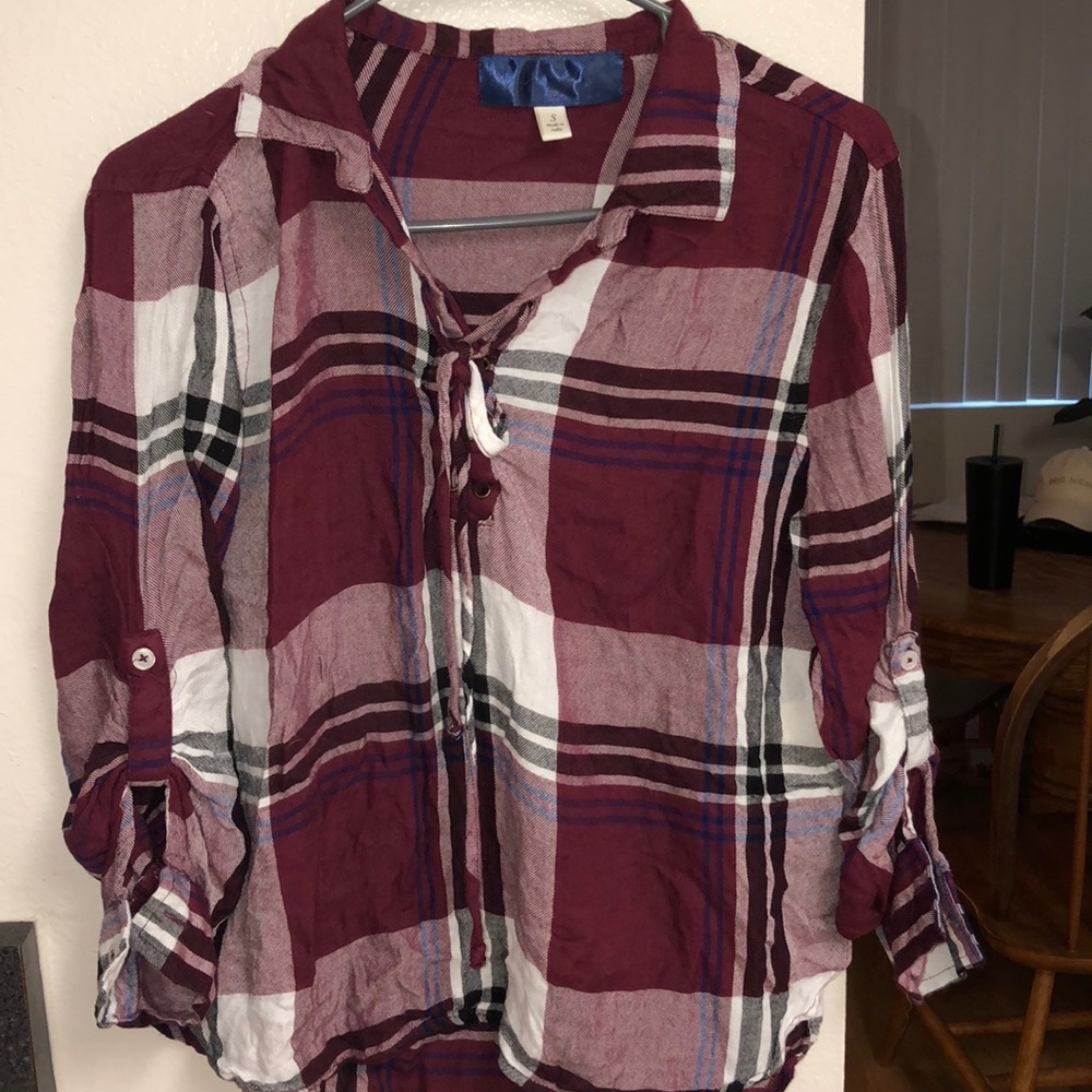 Flannel blouse